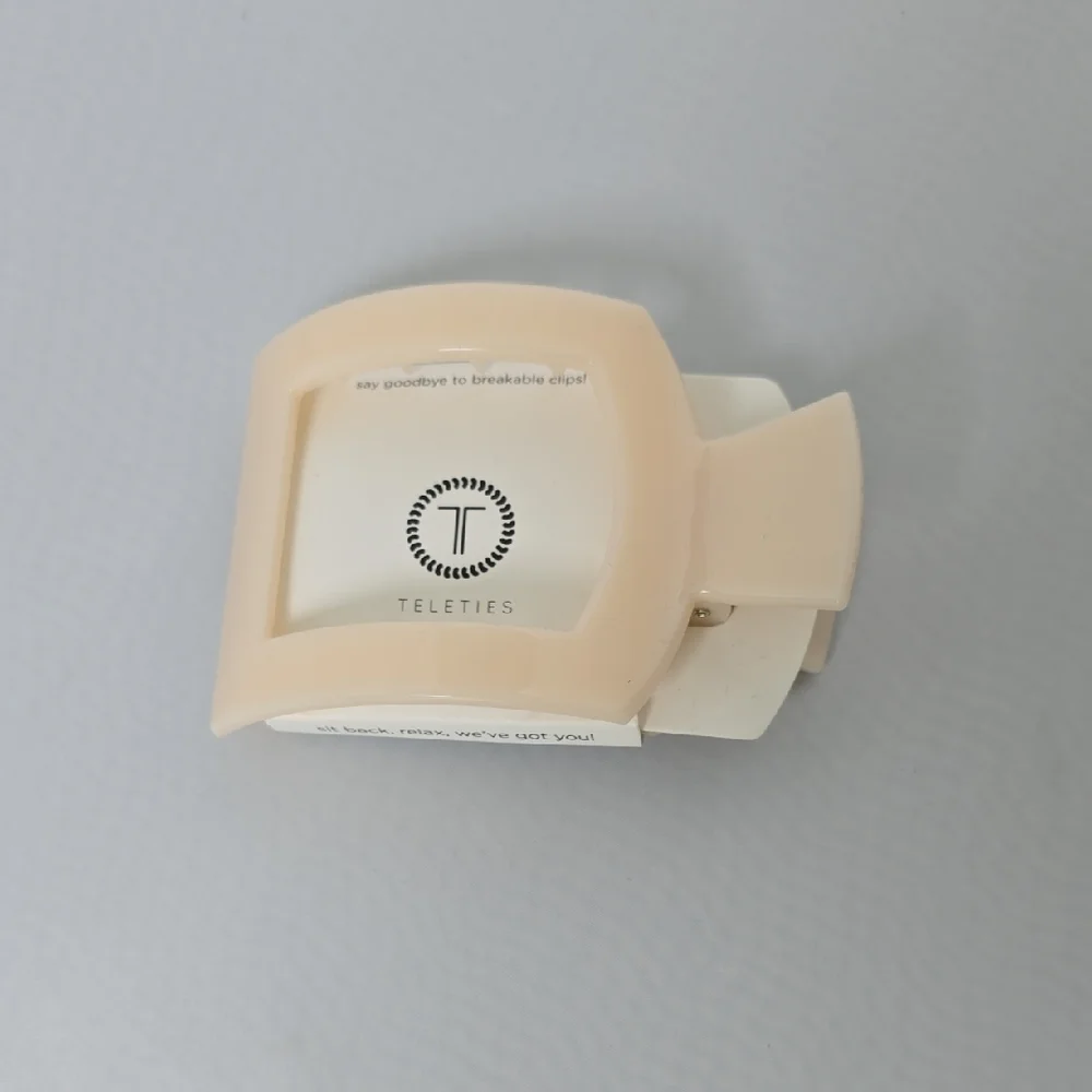 Teleties Cream Hair Clip